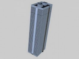 Commercial architecture 3d model preview