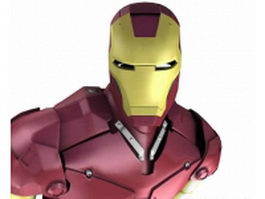 Iron Man 3d model preview