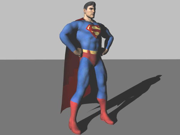 Superman 3d model - CadNav