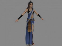 Oerba Yun Fang in Final Fantasy XIII 3d model preview