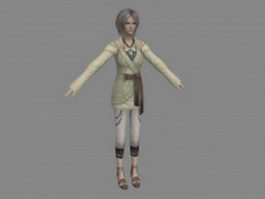 Nora Estheim in Final Fantasy XIII 3d preview