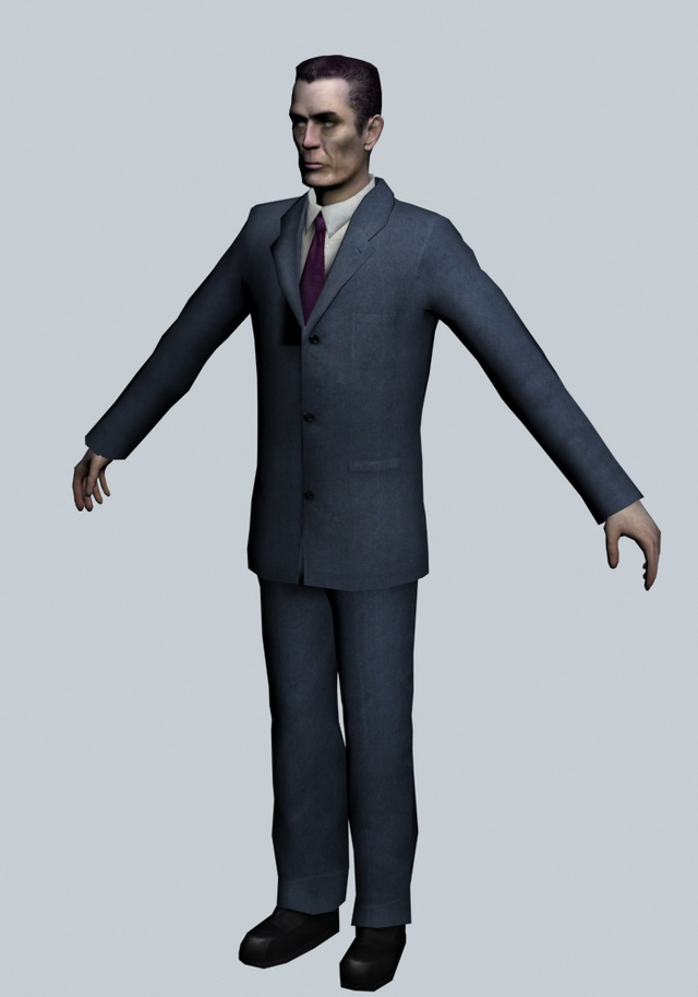 Gman (From Half-life Alyx) - Download Free 3D model by Sandy_boi