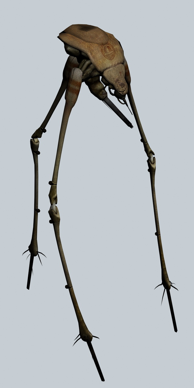 Strider - Half-Life character 3d rendering