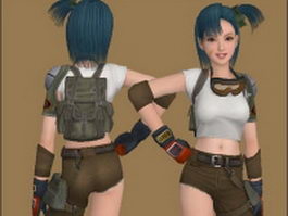 Bulma - Dragon Ball character 3d preview