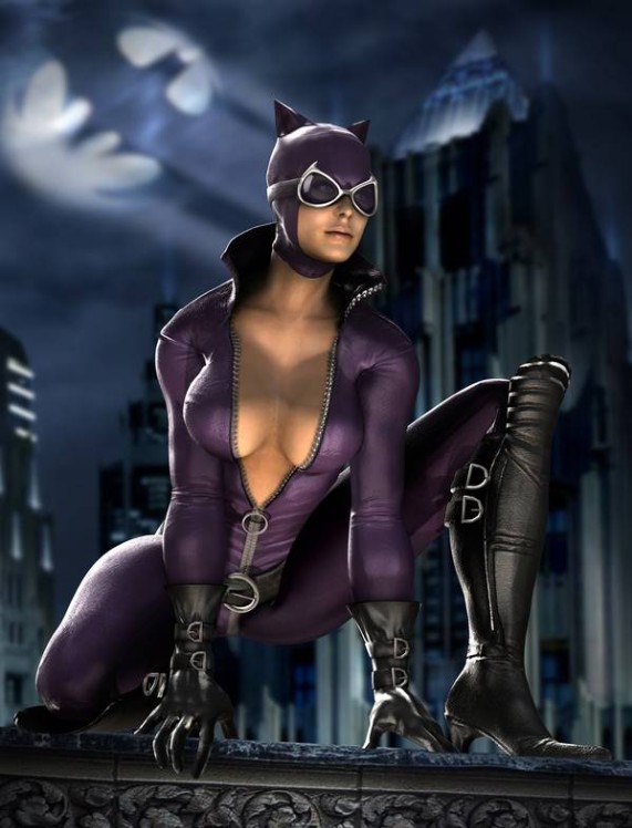 Catwoman 3d Model FBX Maya Object Files Free Download Modeling 23348 