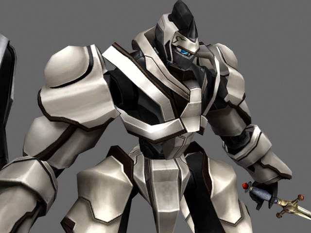 Machine warrior 3d rendering