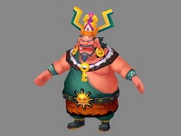 Fantasy fat man 3d model preview