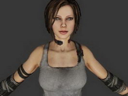 Trishka Novak - Bulletstorm character 3d preview
