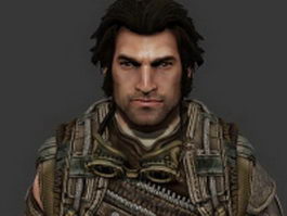 Grayson Hunt - Bulletstorm character 3d preview