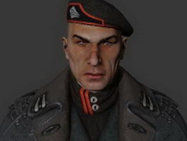 General Victor Sarrano - Bulletstorm character 3d preview