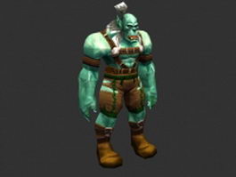 WoW Orc male 3d preview