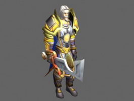 Alexandros Mograine - WoW character 3d preview