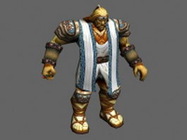 WoW character - the king of human 3d preview