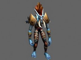 Jungle troll Voljin  - WoW character 3d preview