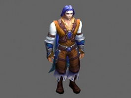 Human prince  - WoW character 3d preview