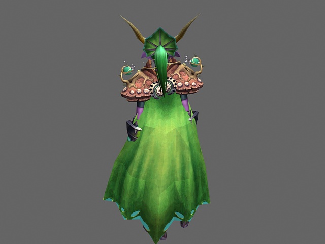 Tyrande Whisperwind - WoW character 3d rendering