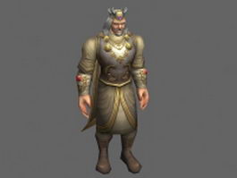 King Llane Wrynn - WoW character 3d preview