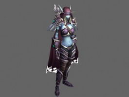 Sylvanas Windrunner - WoW character 3d model preview