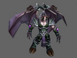 World Of Warcraft demon 3d preview