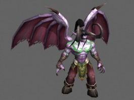 Illidan Stormrage - WoW character 3d preview