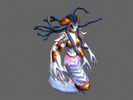 Lady Vashj - WoW character 3d preview