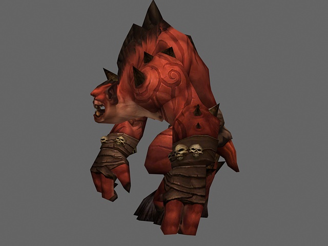 Gruul the Dragonkiller - WoW character 3d rendering