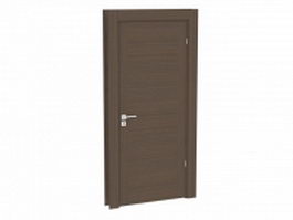 Modern interior door 3d model preview