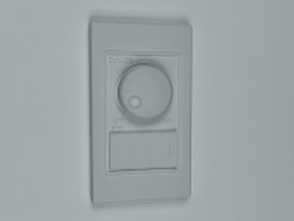 Dimmer switch 3d model preview