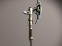 Viking short axe 3d model preview
