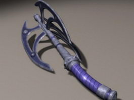 Medieval weapons mace 3d model preview