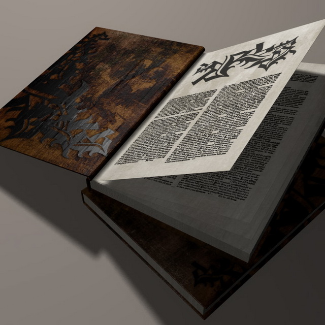 Book of spells 3d rendering