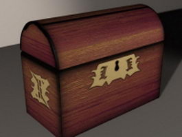 Treasure chest 3d preview