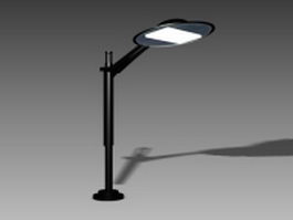 Black work lamp 3d model preview