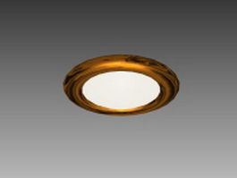 Ceiling mounted lamp 3d model preview