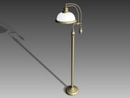 Traditional table lamp 3d model preview