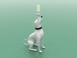 Dog candlestick 3d model preview