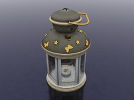 Lantern candle holder 3d model preview