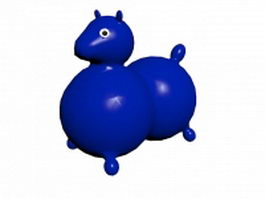 Cartoon horse toy 3d preview