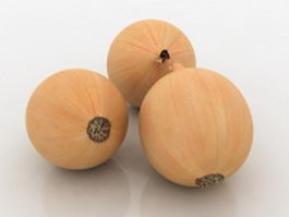 Bulb onions 3d preview