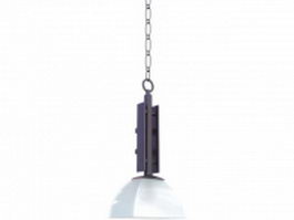 Hang pendant light 3d model preview