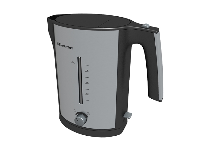 Electrolux water kettle 3d rendering