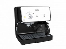 Krups coffee and espresso combination machine 3d preview