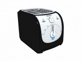 Krups toaster 3d model preview