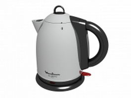 Moulinex water kettle 3d model preview