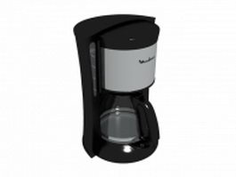 Moulinex coffee maker 3d model preview