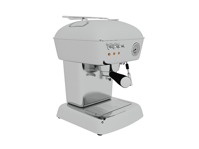 Ascaso coffee machine 3d rendering