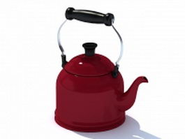 Stovetop kettle 3d model preview