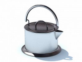 Kitchen kettle 3d model preview