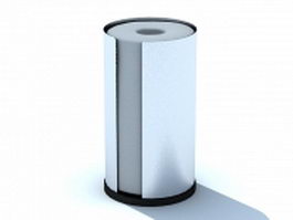 Paper holder stand 3d model preview