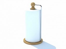 Paper towel holder stand 3d model preview